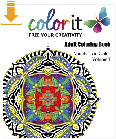 Mandalas To Color Volume 1 Digital Download Version