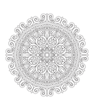 Mandalas To Color Volume 1 Digital Download Version
