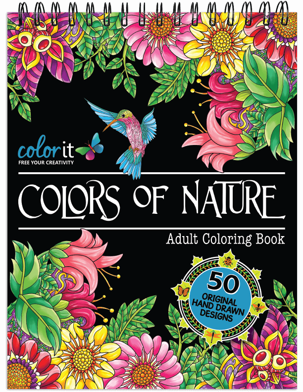 DDI 2345912 Nature - Adult Coloring Book and Colored Pencil Relax Pack Set  Case of 50, 1 - Mariano's