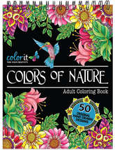 Adult Coloring Books - Hardback Covers | Spiral Binding | Artist Paper – ColorIt