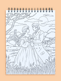 colorit colorful novels adult coloring book pride and prejudice coloring page