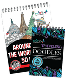 ColorIt Travel Bundle - Traveling Doodles, Around The World