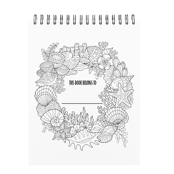 Adult Coloring Book: Tropical Travel Patterns 