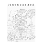 ColorIt Tropical Scenes Adult Coloring Book by Hasby Mubarok