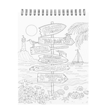 ColorIt Tropical Scenes Adult Coloring Book by Hasby Mubarok