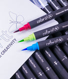 Watercolor brush pen tips