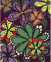 Colorful Flowers Volume 1 Illustrated by Virginia Falkinburg