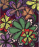 Colorful Flowers Volume 1 Illustrated by Virginia Falkinburg