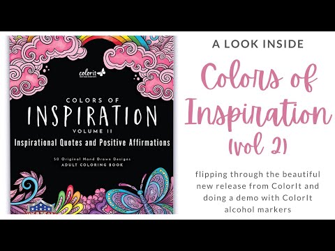 Colorfully Optimistic reviews a ColorIt coloring book
